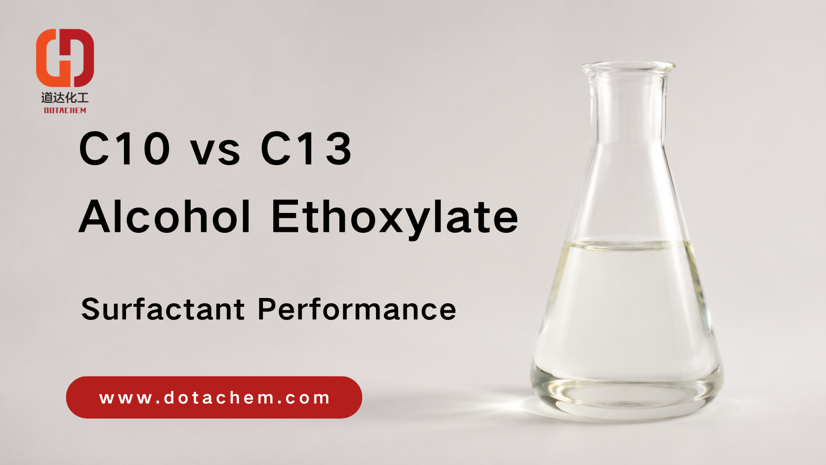 C10 と C13 アルコール エトキシレート: 炭素鎖の長さが界面活性剤の性能に与える影響